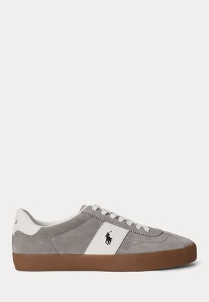 Polo Ralph Lauren COURT VULC SUEDE SNEAKER - Baskets basses - earth grey/deckwash white
