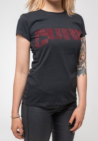 Paradiso Clothing THE CURE DIAMANTE BAND LOGO  - Print T-shirt - black