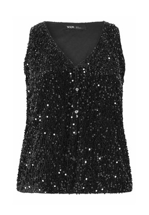 Yours Clothing, PLUS SIZE WAISTCOATS - Veste sans manches - black