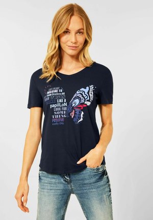MIT FRONTPRINT - Print T-shirt - blau