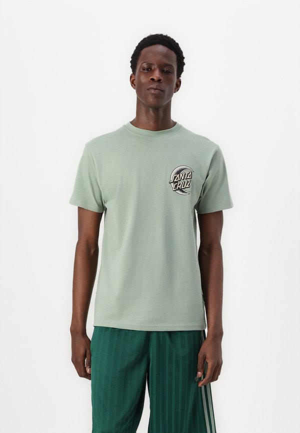 CRESCENT MOON CHEST UNISEX - Print T-shirt - moon rock3