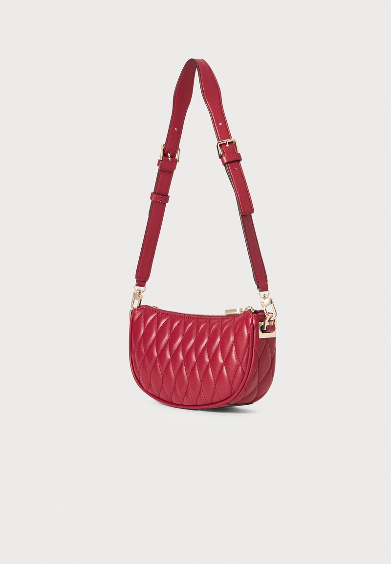 Jiyaru Women's Embroidered Purse Crossbody Bag - Mini Cellphone Wallet Shoulder Bag, Rose Red