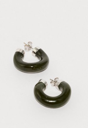 WAVE BLOW HOOPS - Boucles d'oreilles - silver-coloured