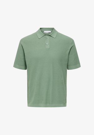 Only & Sons TONY KURZARM - Poloshirt - grün