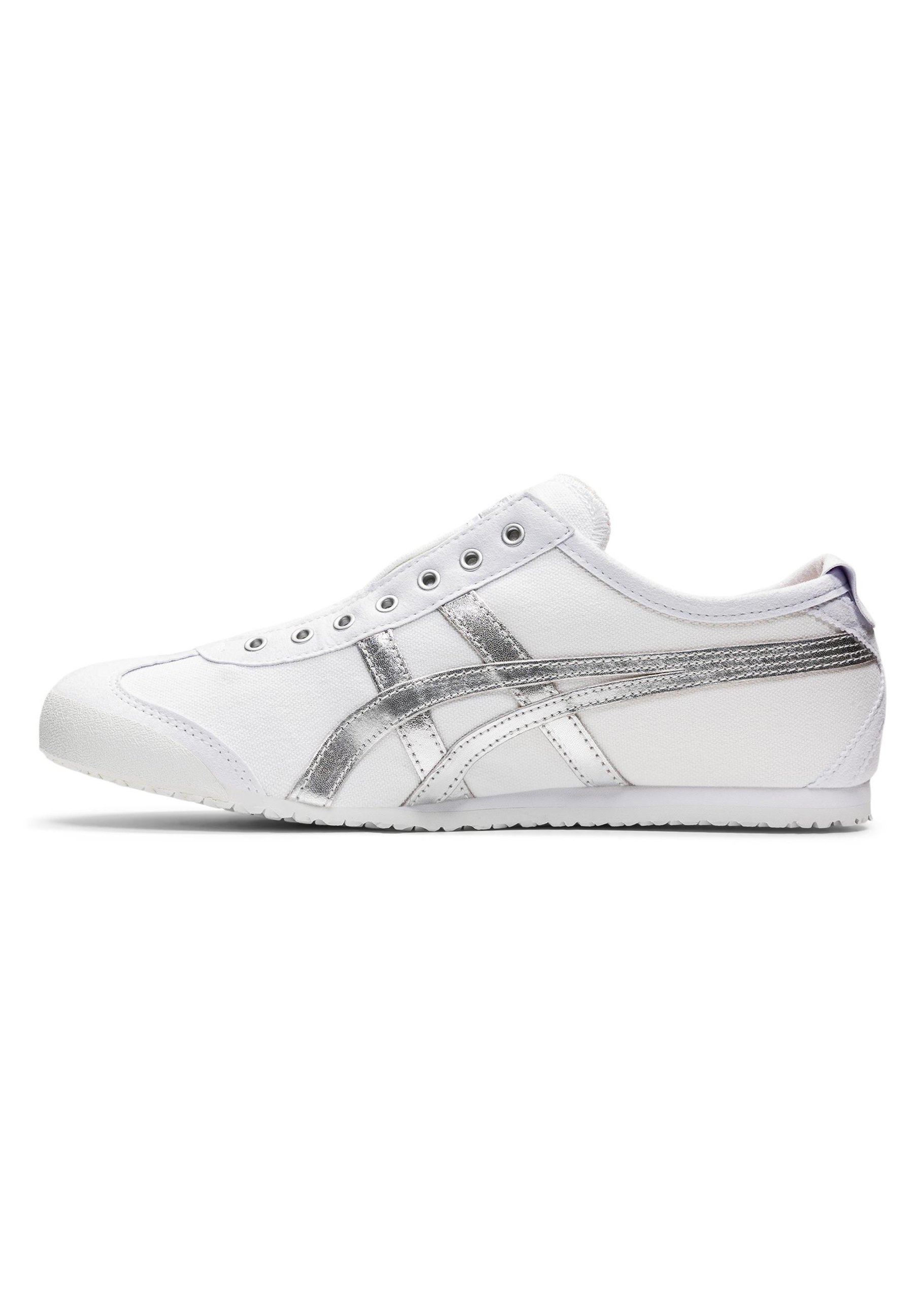 Onitsuka Tiger MEXICO 66 SLIP-ON - Sneaker low - white/pure silver 