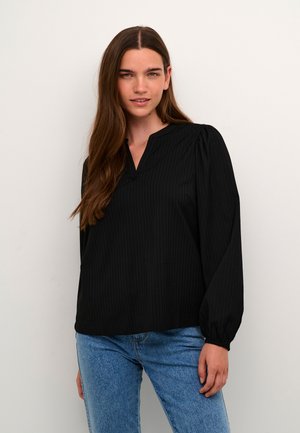 Camicetta Donna Kaffe | Maniche Corte Morbide | Scollo Tondo E Vita Elastica | Modello Loose Fit