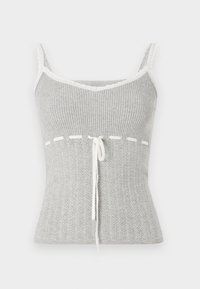 BARE CONTRAST TANK - Viršus - grey