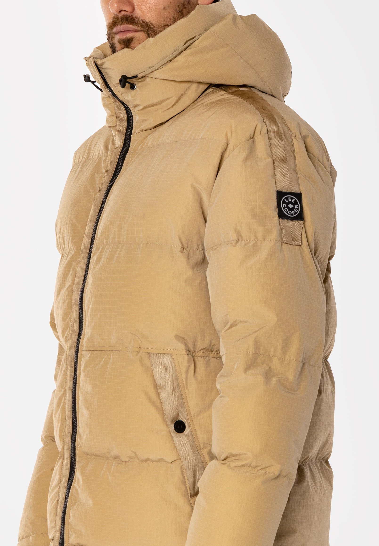 Lee Cooper - Kurtka zimowa/beżowy - Zalando.pl