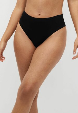 KNICKERS 4 PACK HIGH RISE  - Kalhotky - black white