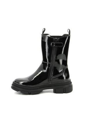 Kick Col black patent - girls and boys boots - Kickers ©