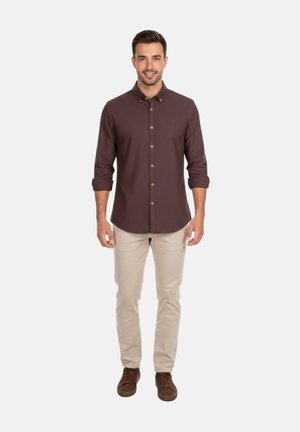 OXFORD - Camisa - marrón chocolate