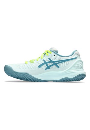 GEL-RESOLUTION - Chaussures de tennis pour terre-battueerre battue - mint petrol neongelb
