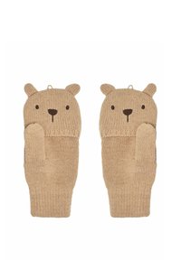 JoJo Maman Bébé BEAR NOVELTY - REGULAR FIT - Rokavice brez prstov - brown bear