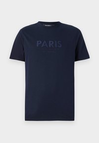CREWNECK - Apdrukāts T-krekls - navy