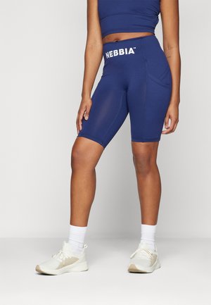 CYCLING SHORTS WITH POCKETS - Leggings - dark blue