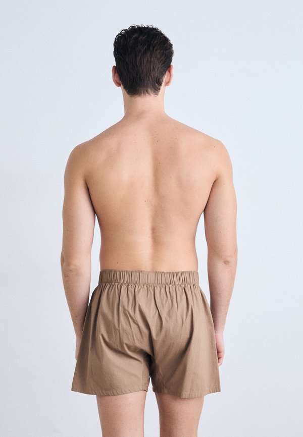 BOXER SLIM COTTON POPLIN - Boxer shorts - soft mocha2