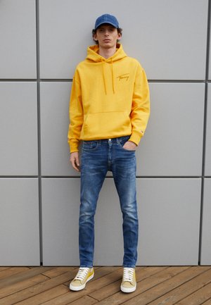 AUSTIN SLIM TAPERED - Zúžené džíny - denim dark
