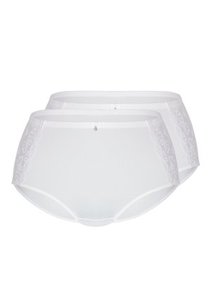 TAILLENSLIP FAMOUS EMBROIDERY 2ER PACK - Slip - white