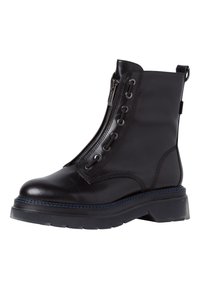 Tamaris Cowboy/biker ankle boot - black matt