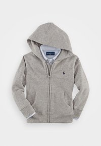Polo Ralph Lauren COTTON BLEND FLEECE HOODIE - Mikina na zip - dark sport heather