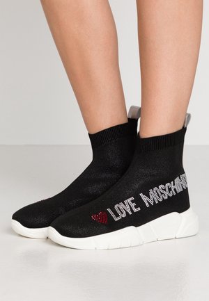 Sneaker high - black
