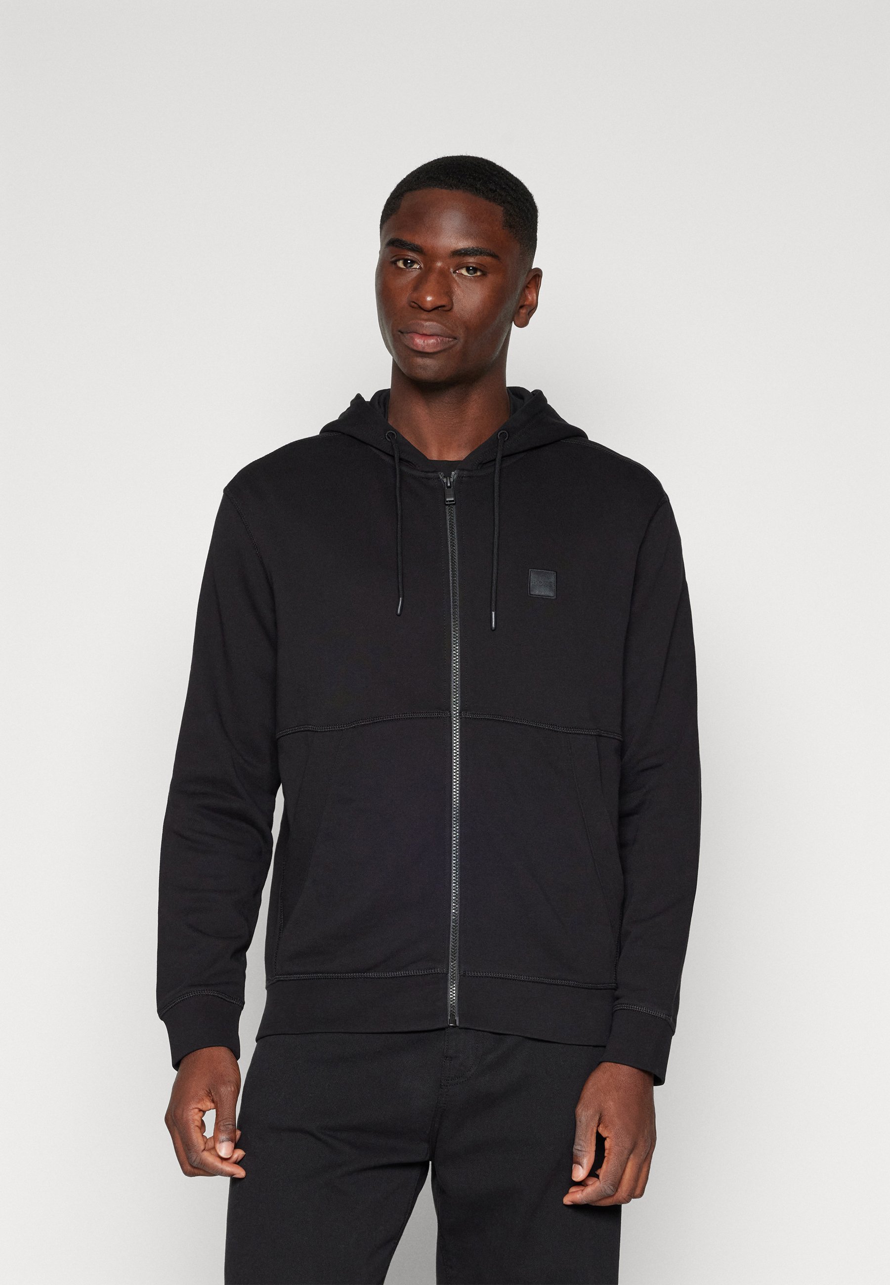 BOSS ZETALKY - Zip-up sweatshirt - black - Zalando.co.uk