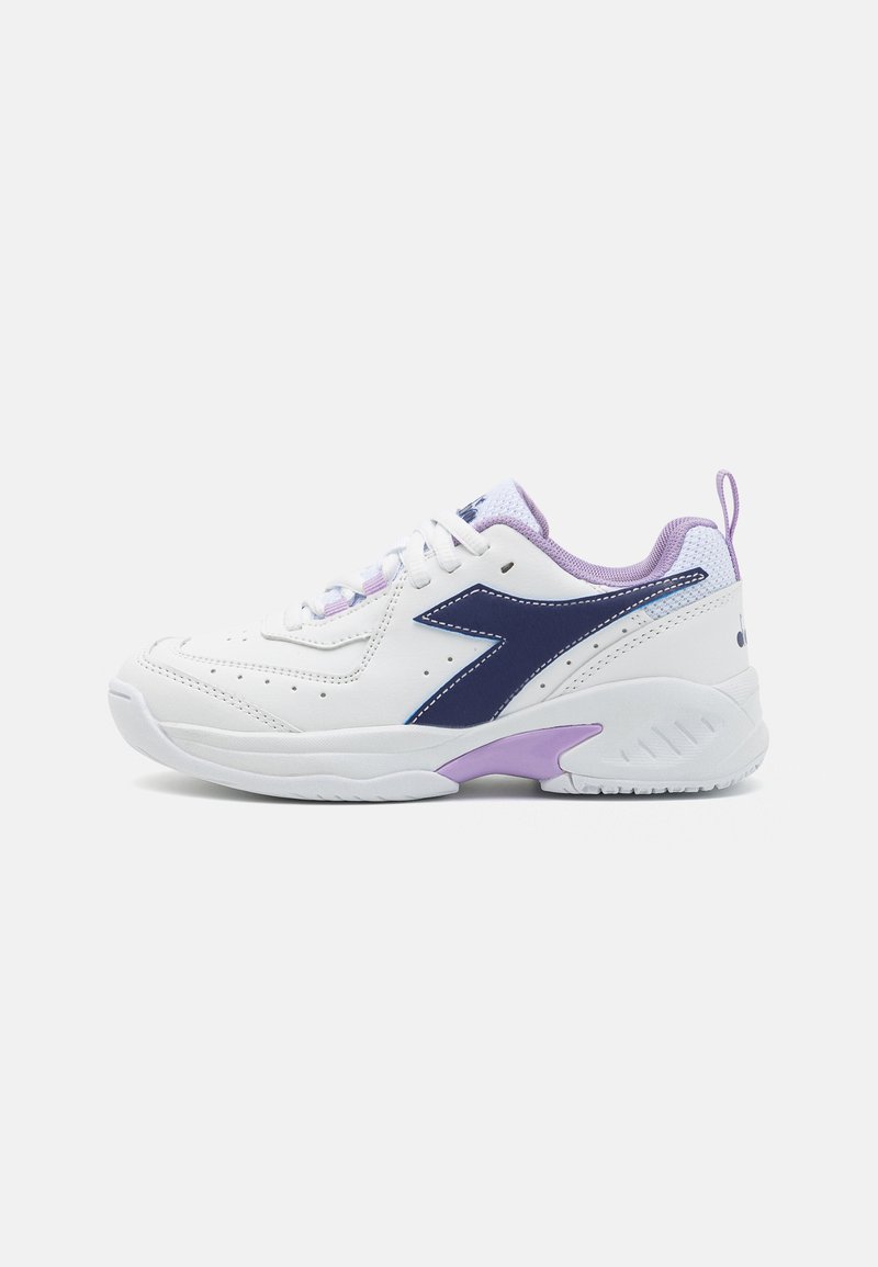 Diadora CHALLENGE 5 JR UNISEX - Sporta apavi - white/astral aura