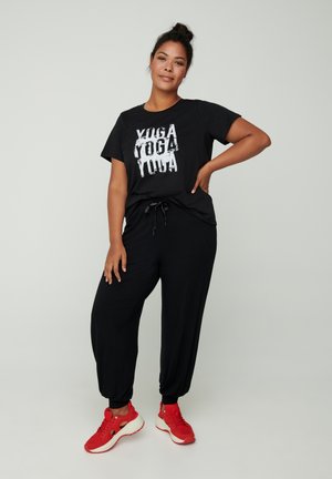 Tracksuit bottoms - black