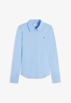 Tommy Hilfiger, SLIM PIQUE BUTTON DOWN POLO - Overhemdblouse - vessel blue