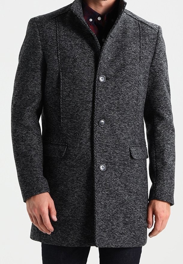 Selected Homme Cappotto corto - black