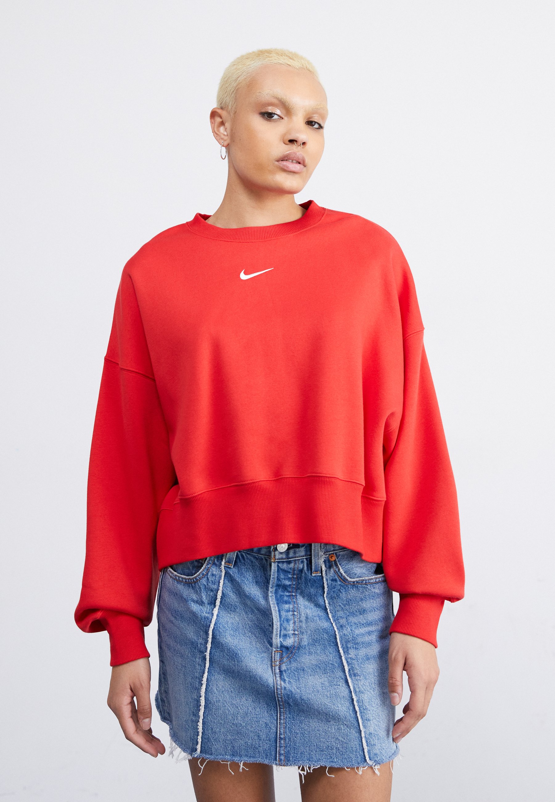 Nike Sportswear CREW Sweatshirt university red red Zalando