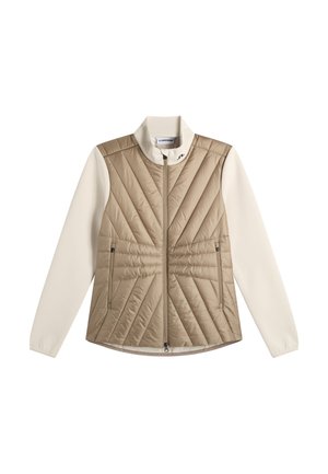 J.LINDEBERG Sports, HOLMA QUILT HYBRID JACKET - Chaqueta outdoor - brindle