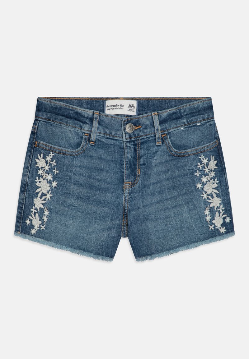 Short En Jean Seven 7 Taille 4 - Bleu Floral Cachemire Effet Vieilli - Coupe Week-end