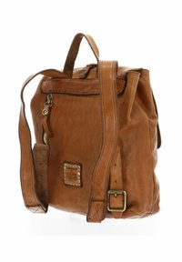 Sac à Dos Campomaggi Cammello Marron Clair - Cuir De Vache - Neuf