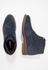 Pier One Botines con cordones - dark blue