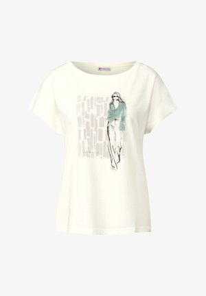 Street One, T-Shirt print - weiß