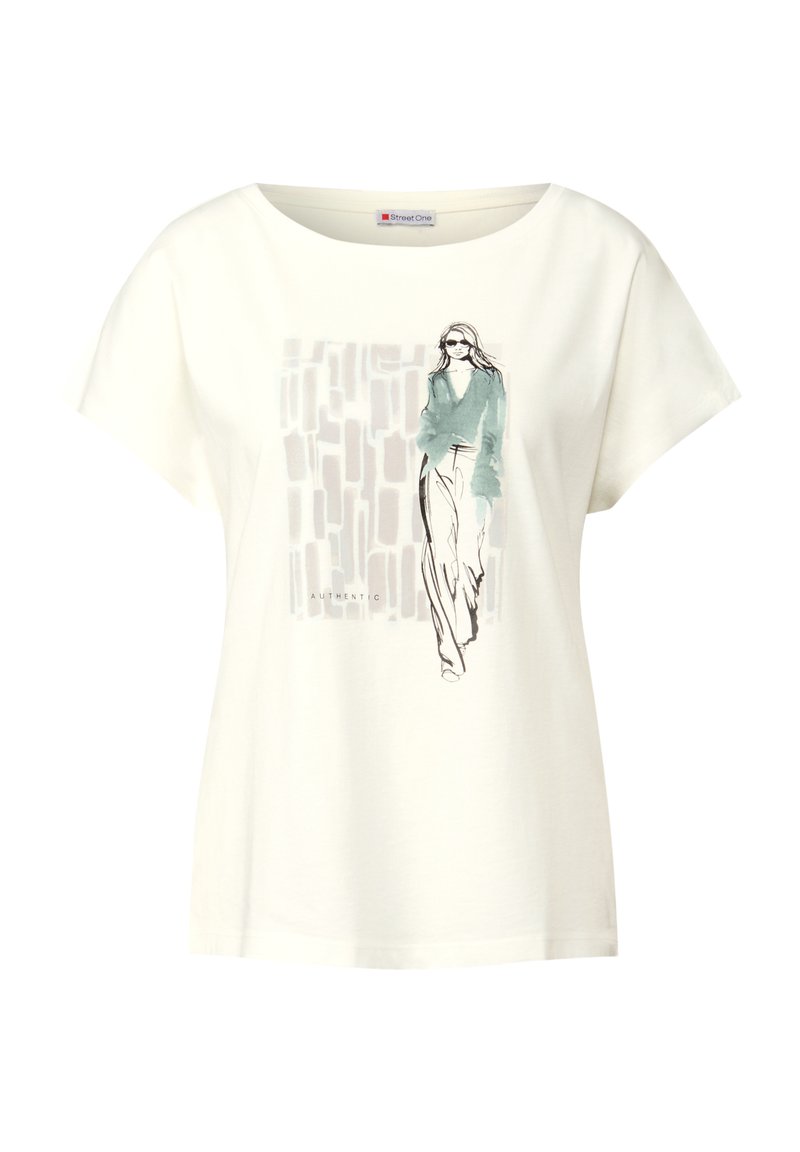 Street One Maglietta Donna Cotone A Maniche Corte – Basic Girocollo Con Scritta, Casual Chic, Ideale Per L'Estate - 2