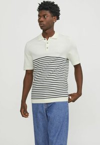 Jack & Jones - Poloshirt - cloud dancer Miniatuurafbeelding 1