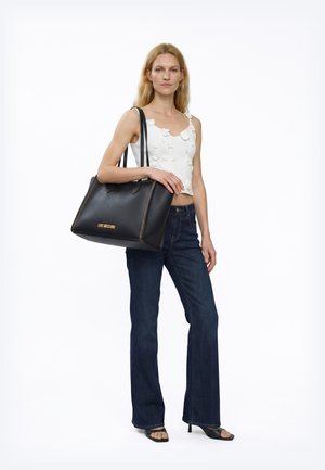 Love Moschino, STITCHED LOVE - Velika torba - black