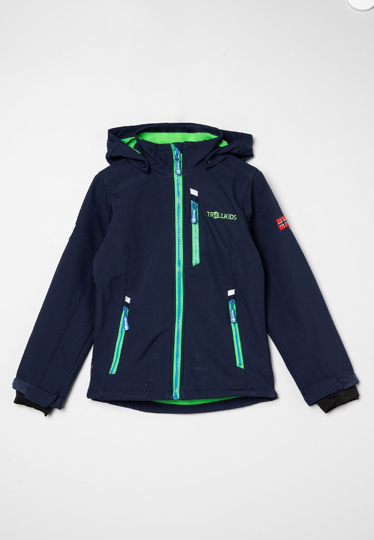 Trollkids Softshelljas donkerblauw Trollkids Softshelljas donkerblauw