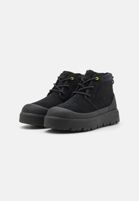 UGG NEUMEL UNISEX - Členkové šnurovacie čižmy - black