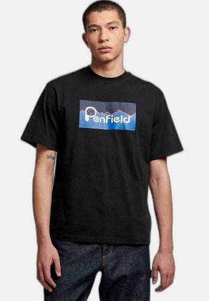 AVEC GRANDE LOGO ORIGINAL - Camiseta estampada - black