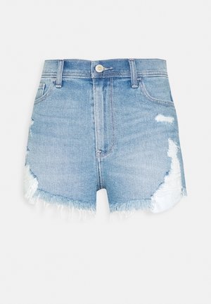 Jeansshorts - light-blue denim