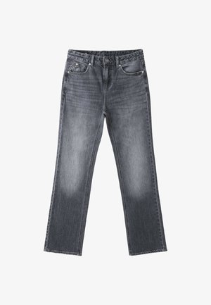 Stradivarius, D98 STRAIGHT-LEG VINTAGE EFFECT JEANS - Džínsy s rovným strihom - dark grey