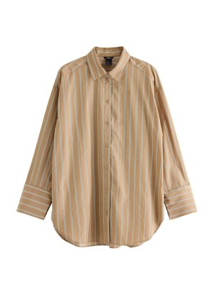 Lindex, LINDEX OVERSIZED SHIRT LINDEX - Paitapusero - dark beige