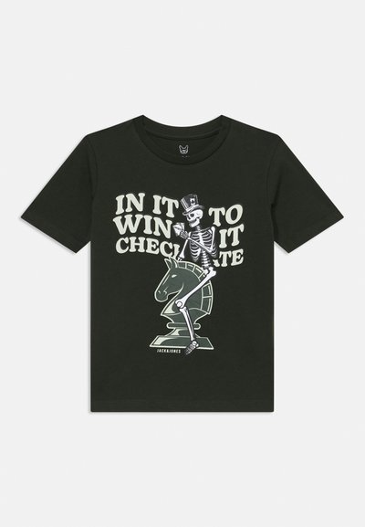 JJSULLY TEE CREW NECK - T-shirt imprimé - duffel bag