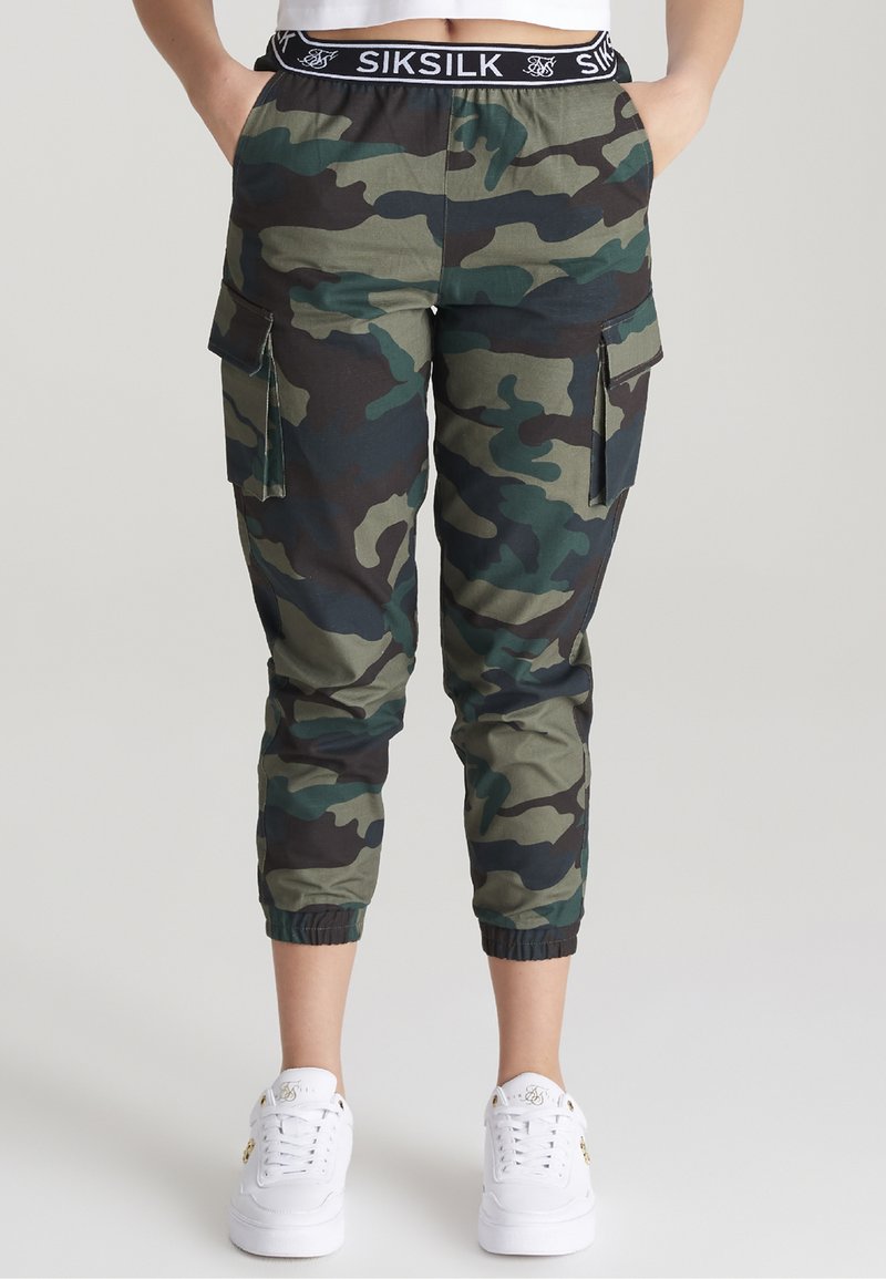 Kinder Stoffhosen | SIKSILK Cargohose camo/khaki - XT81481 Kinder Stoffhosen | SIKSILK Cargohose camo/khaki - XT81481