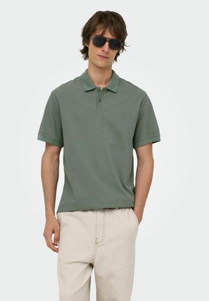 Only & Sons ONSBEN REG SS POLO SHIRT NOOS - Pólóing - castor gray