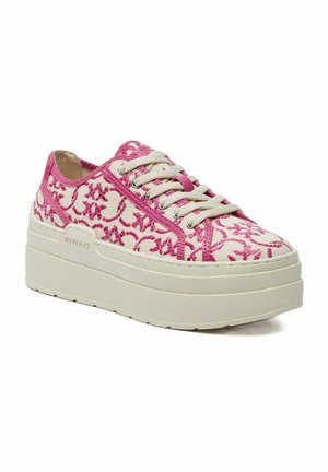 Pinko GRETA LOVE BIRDS MONOGRAM - Sneakers basse - pink