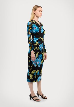 Diane von Furstenberg RICH DRESS - Dnevna haljina - dark teal